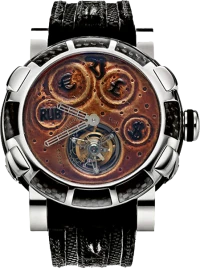 Romain Jerome Tourbilion Rusted steel T-oxy III Tourbillon black Extreme Romain Jerome Tourbilion Rusted steel T-oxy III Tourbillon black Extreme