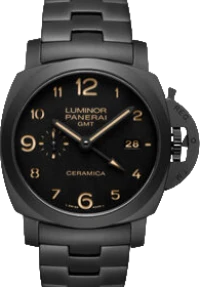 Officine Panerai Luminor Marina 1950 3 days GMT Ceramica Tuttonero РАМ 00438 Officine Panerai Luminor Marina 1950 3 days GMT Ceramica Tuttonero РАМ 00438