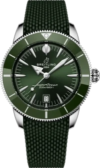 Breitling SUPEROCEAN HERITAGE B31 AUTOMATIC 40 Green Rubber Breitling SUPEROCEAN HERITAGE B31 AUTOMATIC 40 Green Rubber