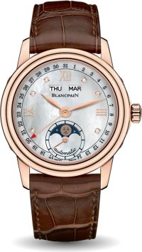 Часы Blancpain Leman Moonphase Quantième Complet 33 mm 2360-3691A-55A Часы Blancpain Leman Moonphase Quantième Complet 33 mm 2360-3691A-55A