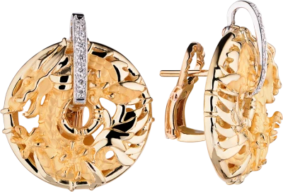 Серьги Carrera y Carrera Círculos de Fuego Shanghai Yellow Gold DA10423 030101 Серьги Carrera y Carrera Círculos de Fuego Shanghai Yellow Gold DA10423 030101