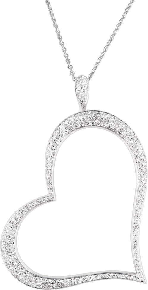 Подвеска Piaget Limelight White Gold Extra Large Heart G33A0034