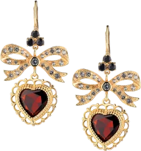Серьги Dolce & Gabbana Love Yellow Gold Garnets & Sapphires WEEL1G WGRA1 Z0000 Серьги Dolce & Gabbana Love Yellow Gold Garnets & Sapphires WEEL1G WGRA1 Z0000