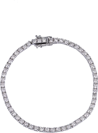 Браслет Tennis White Gold and Diamonds 3.90 ct G/VS2 Браслет Tennis White Gold and Diamonds 3.90 ct G/VS2
