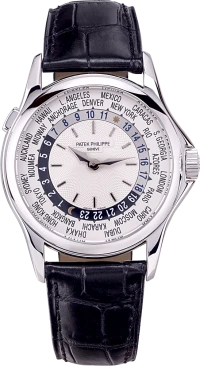 Часы Patek Philippe World Time White Gold 5110G-001 Часы Patek Philippe World Time White Gold 5110G-001