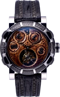 Часы Romain Jerome Tourbilion Rusted steel T-oxy III Tourbillon black Extreme TO.MO.CRISIS.F1.B1BB.00 Часы Romain Jerome Tourbilion Rusted steel T-oxy III Tourbillon black Extreme TO.MO.CRISIS.F1.B1BB.00