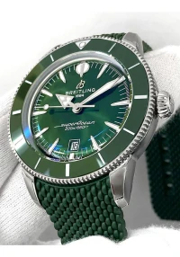 Breitling SUPEROCEAN HERITAGE B31 AUTOMATIC 44 Green Rubber Breitling SUPEROCEAN HERITAGE B31 AUTOMATIC 44 Green Rubber