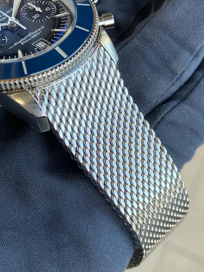 Breitling SUPEROCEAN HERITAGE B01 CHRONOGRAPH 42 Blue Breitling SUPEROCEAN HERITAGE B01 CHRONOGRAPH 42 Blue