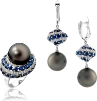 Комплект Utopia SAPPHIRE & DIAMOND PEARL SET utopia (id 40037) Комплект Utopia SAPPHIRE & DIAMOND PEARL SET utopia (id 40037)
