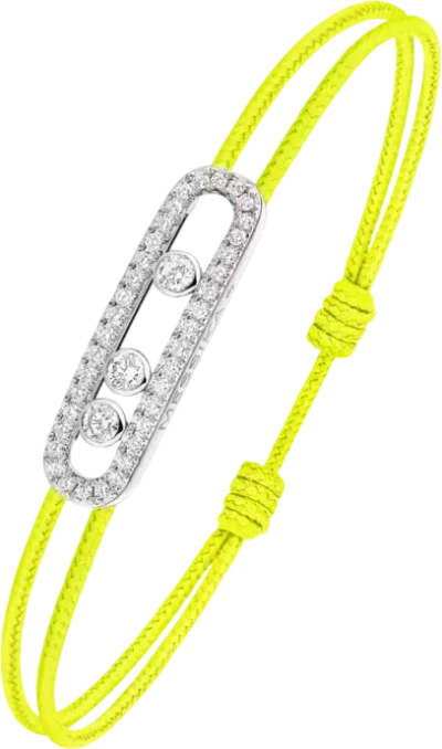 Браслет Messika Messika CARE(S) Yellow Cord Pavé Bracelet 14655-WG (id 39284)