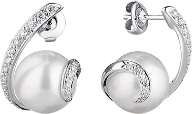 Серьги Mikimoto PEARL EARRINGS 11.4 mm pearl (id 39095)