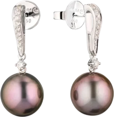 Серьги Schoeffel EARRINGS WITH BLACK PEARLS, WHITE GOLD 1996159 (id 39505) Серьги Schoeffel EARRINGS WITH BLACK PEARLS, WHITE GOLD 1996159 (id 39505)