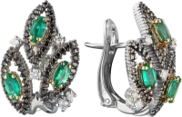 Серьги Damiani DIAMOND AND EMERALD EARRINGS 20060549 (id 37357) Серьги Damiani DIAMOND AND EMERALD EARRINGS 20060549 (id 37357)