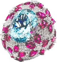 Кольцо DeRosa Aquamarine and Diamond ring 11,7 ct R17224243 (id 36077) Кольцо DeRosa Aquamarine and Diamond ring 11,7 ct R17224243 (id 36077)