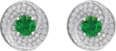 Серьги DeRosa EMERALD AND DIAMOND EARRINGS e18411213 (id 36287) Серьги DeRosa EMERALD AND DIAMOND EARRINGS e18411213 (id 36287)