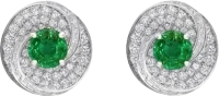 Серьги DeRosa EMERALD AND DIAMOND EARRINGS e18411213 (id 36287) Серьги DeRosa EMERALD AND DIAMOND EARRINGS e18411213 (id 36287)