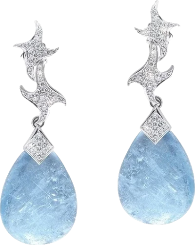 Серьги Mimi Broggian ASTREA EARRINGS, AQUAMARINES 61.70 CT AND DIAMONDS, WHITE GOLD 0552B8WB (id 36427) Серьги Mimi Broggian ASTREA EARRINGS, AQUAMARINES 61.70 CT AND DIAMONDS, WHITE GOLD 0552B8WB (id 36427)