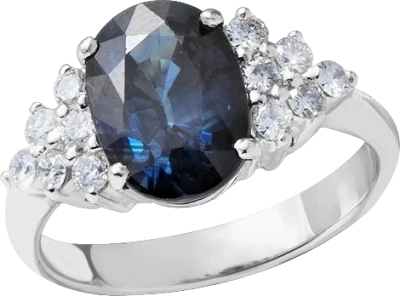 Кольцо No name C САПФИРОМ 3.95 СT DARK BLUE/VS И БРИЛЛИАНТАМИ 3.95 CT (id 31367) Кольцо No name C САПФИРОМ 3.95 СT DARK BLUE/VS И БРИЛЛИАНТАМИ 3.95 CT (id 31367)