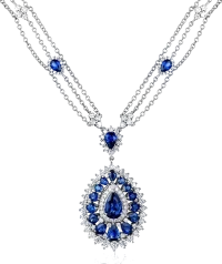 Колье Verdi Jewellery SAPPHIRES AND DIAMOND NECKLACE KA732 (id 30139) Колье Verdi Jewellery SAPPHIRES AND DIAMOND NECKLACE KA732 (id 30139)