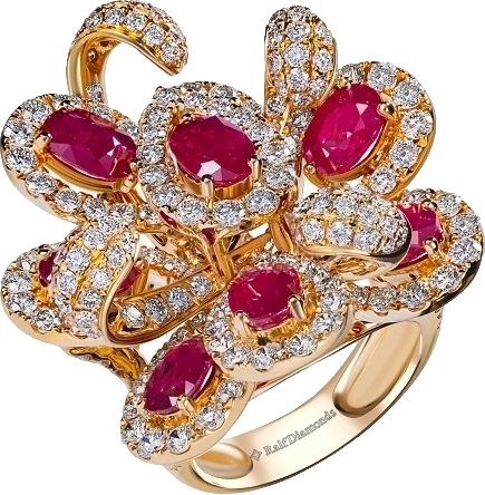 Кольцо RalfDiamonds КОЛЬЦО С РУБИНАМИ И БРИЛЛИАНТАМИ RD5.76CT1311 (id 32515)