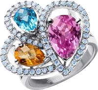Кольцо RalfDiamonds MULTI GEMSTONES RING, ROSE SAPPHIRE, BLUE TOPAZ, ORANGE CITINE RDR MULTIGEM STONES (id 32739) Кольцо RalfDiamonds MULTI GEMSTONES RING, ROSE SAPPHIRE, BLUE TOPAZ, ORANGE CITINE RDR MULTIGEM STONES (id 32739)