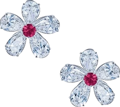 Серьги Verdi Jewellery DIAMOND & RUBY FLOWER EARRINGS A31H (id 32794) Серьги Verdi Jewellery DIAMOND & RUBY FLOWER EARRINGS A31H (id 32794)