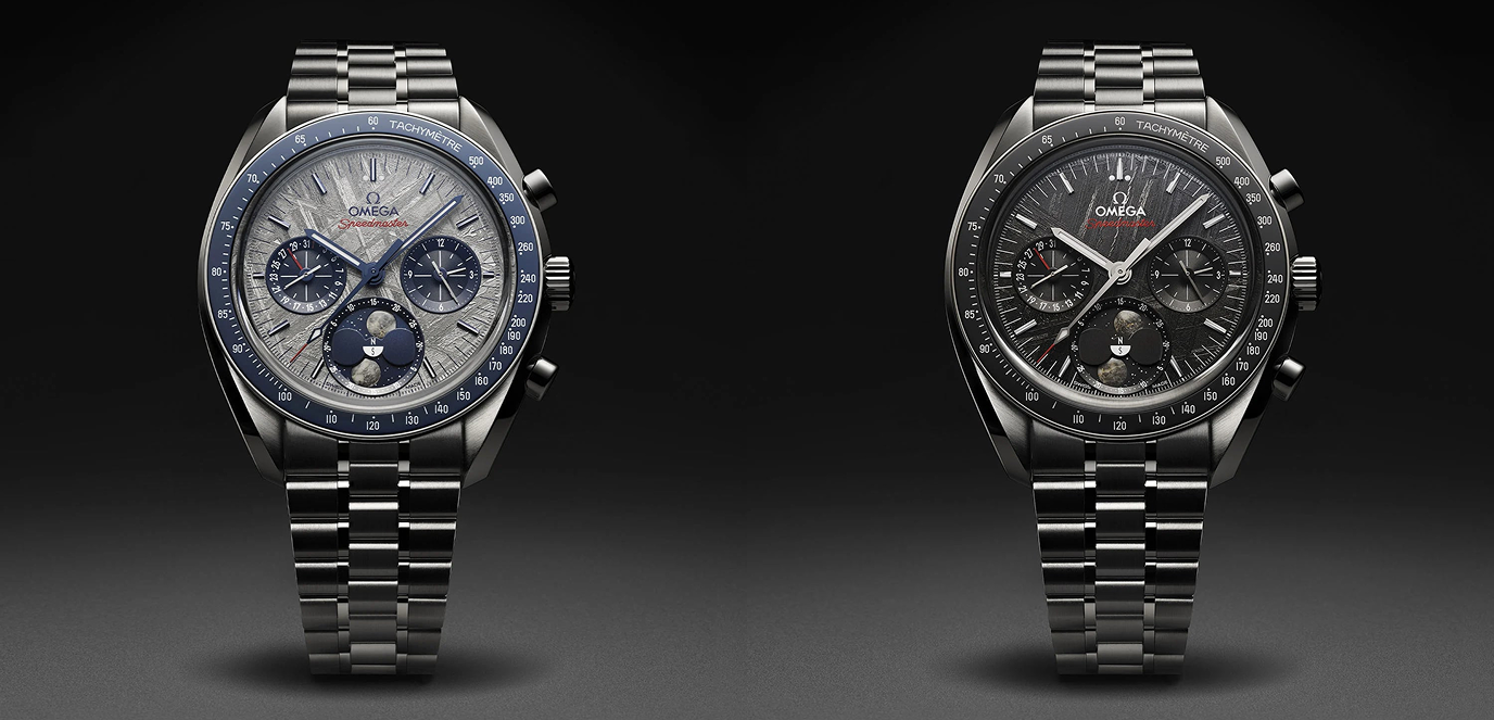 Omega Speedmaster Moonphase Meteorite
