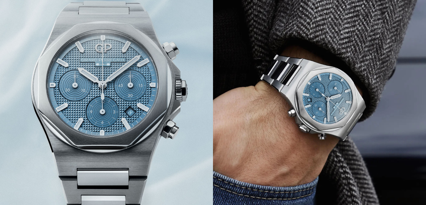 Girard-Perregaux Laureato Chronograph Ice Blue