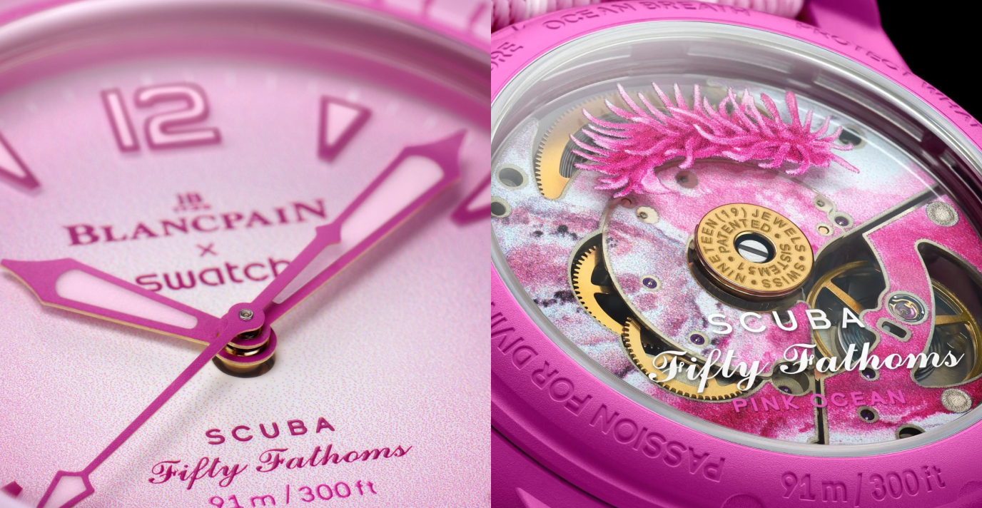 Swatch x Blancpain Scuba Fifty Fathoms Pink Ocean