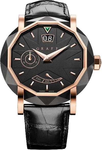 Часы GRAFF Grande Date Steel Rose Gold GS45DLCPGB (id 27869)