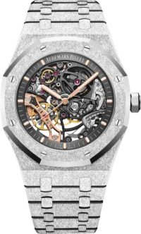 Часы AUDEMARS PIGUET Royal Oak Double Balance Wheel Openworked Frosted 15407BC.GG.1224BC.01 Часы AUDEMARS PIGUET Royal Oak Double Balance Wheel Openworked Frosted 15407BC.GG.1224BC.01
