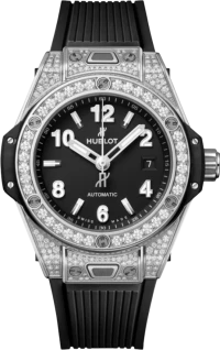 Часы Hublot Big Bang One Click Steel Pave 485.SX.1170.RX.1604 Часы Hublot Big Bang One Click Steel Pave 485.SX.1170.RX.1604