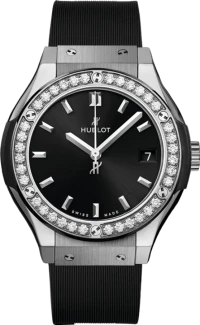 Часы Hublot Classic Fusion Titanium Diamonds 33mm 581.NX.1470.RX.1104 Часы Hublot Classic Fusion Titanium Diamonds 33mm 581.NX.1470.RX.1104