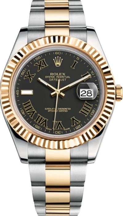 Часы Rolex Datejust II 41mm Steel and Yellow Gold 116333 bkro