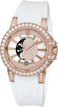 Часы Harry Winston Ocean Lady Moon Phase 36mm OCEQMP36RR002 Часы Harry Winston Ocean Lady Moon Phase 36mm OCEQMP36RR002
