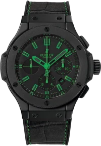 Часы Hublot Big Bang 44 mm All Black Green Часы Hublot Big Bang 44 mm All Black Green