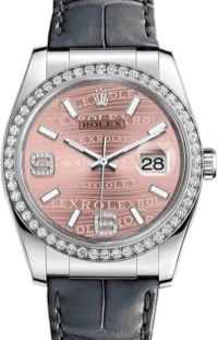 Часы Rolex Datejust 36mm White Gold 116189 Pink Часы Rolex Datejust 36mm White Gold 116189 Pink