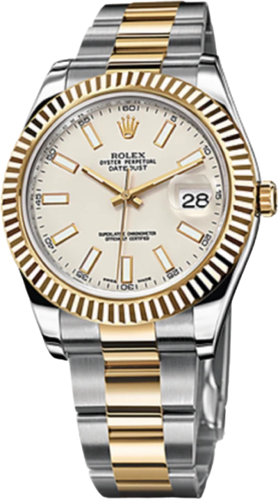 Часы Rolex Datejust II 41mm Steel and Yellow Gold 116333 Ivory