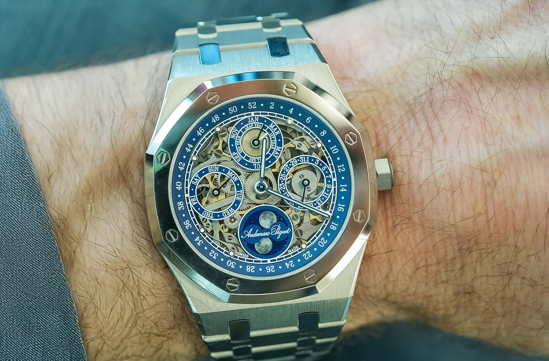 Превью статьи Audemars Piguet Royal Oak Perpetual Calendar Openworked «150th Anniversary»