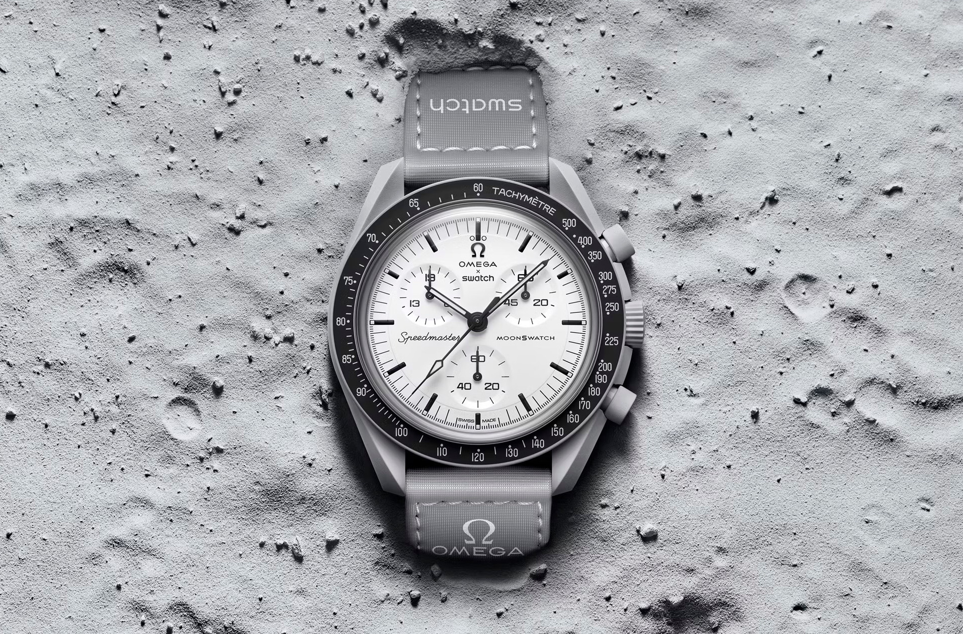 Превью статьи Omega × Swatch Speedmaster MoonSwatch 1965