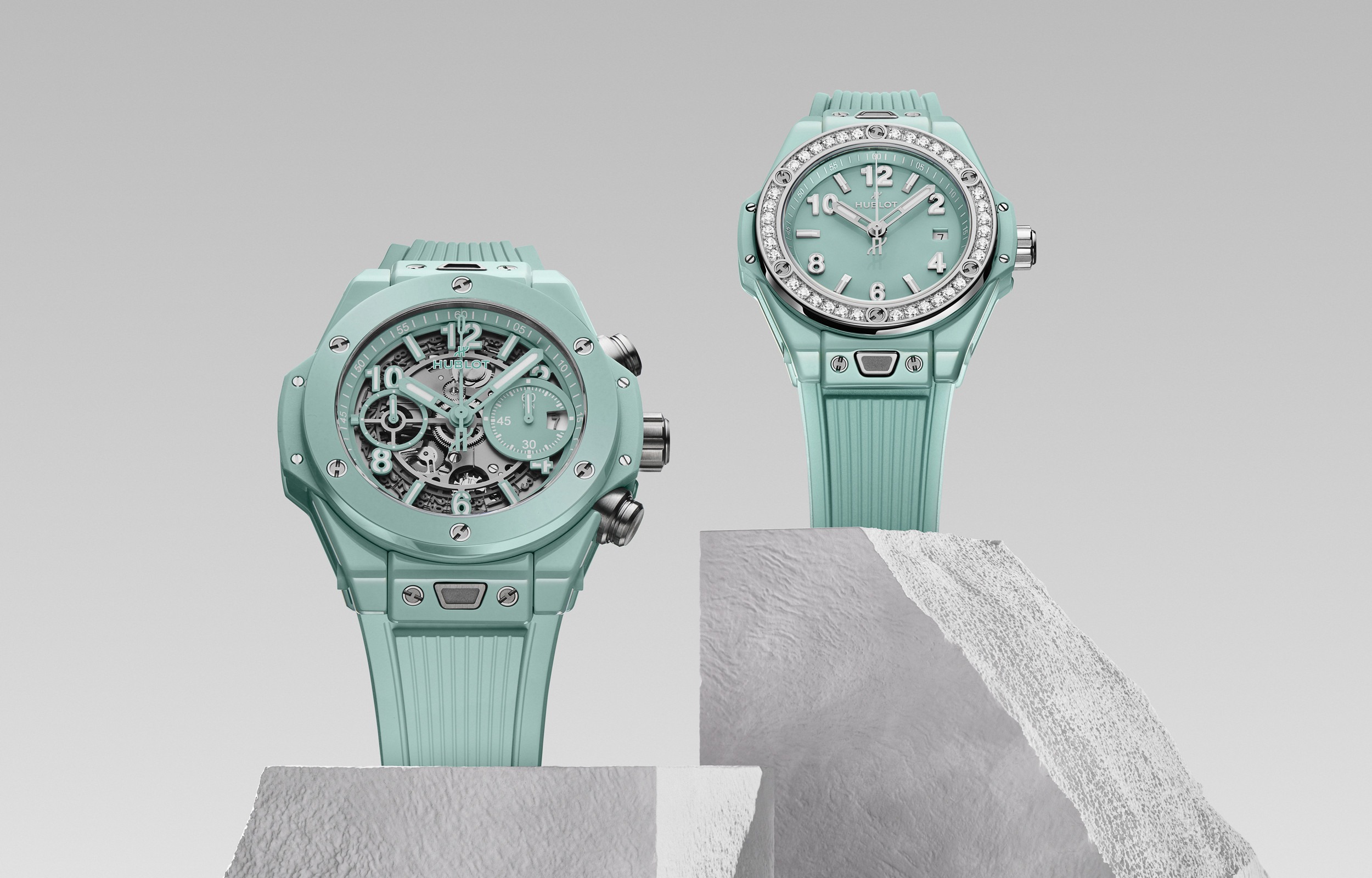 Hublot Big Bang в оттенках мяты и морской волны