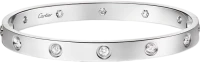 Cartier LOVEbracelet, classic model,10 diamonds Cartier LOVEbracelet, classic model,10 diamonds