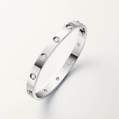 Cartier LOVEbracelet, classic model,10 diamonds Cartier LOVEbracelet, classic model,10 diamonds