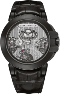 Harry Winston Ocean Triple Retrograde Chronograph Black Zalium 44mm 400-MCRA44ZK Harry Winston Ocean Triple Retrograde Chronograph Black Zalium 44mm 400-MCRA44ZK
