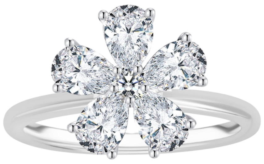 GIA Кольцо с бриллиантами 2,51 Ct. H/vvs2 GIA Кольцо с бриллиантами 2,51 Ct. H/vvs2