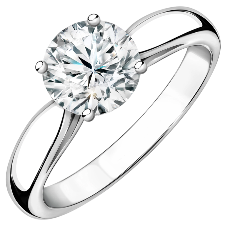 GIA Кольцо с бриллиантом 2,22 Ct. K/vvs1 (3 Excellent) GIA Кольцо с бриллиантом 2,22 Ct. K/vvs1 (3 Excellent)