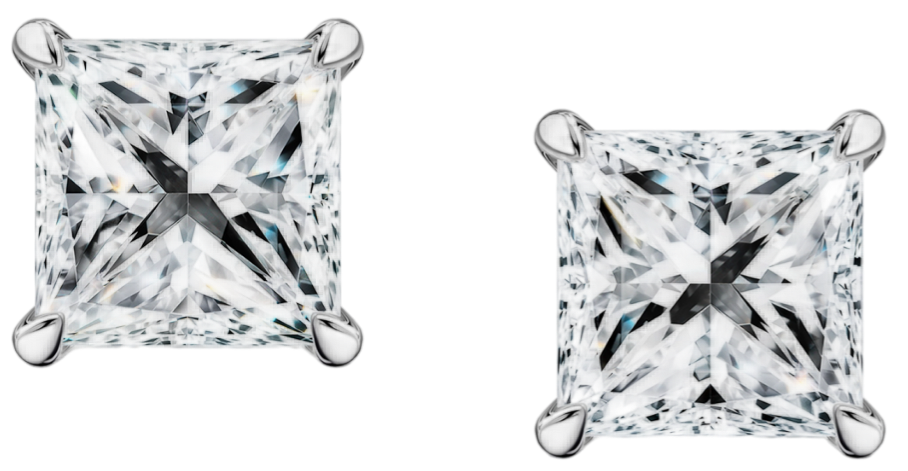 GIA Серьги с бриллиантами 1,01/1,01 Ct. G/vvs2 GIA Серьги с бриллиантами 1,01/1,01 Ct. G/vvs2
