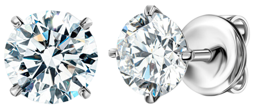 GIA Серьги с бриллиантами 1,50/1,50 Ct. G/vs2 (3 Excellent) GIA Серьги с бриллиантами 1,50/1,50 Ct. G/vs2 (3 Excellent)