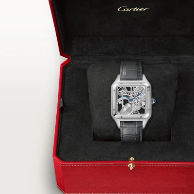 Cartier Santos-Dumont Skeleton Watch with micro-rotor Cartier Santos-Dumont Skeleton Watch with micro-rotor