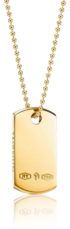 Кулон Tiffany&Co. Tiffany 1837® Makers I.D. Tag Pendant in 18k Gold 24 Кулон Tiffany&Co. Tiffany 1837® Makers I.D. Tag Pendant in 18k Gold 24